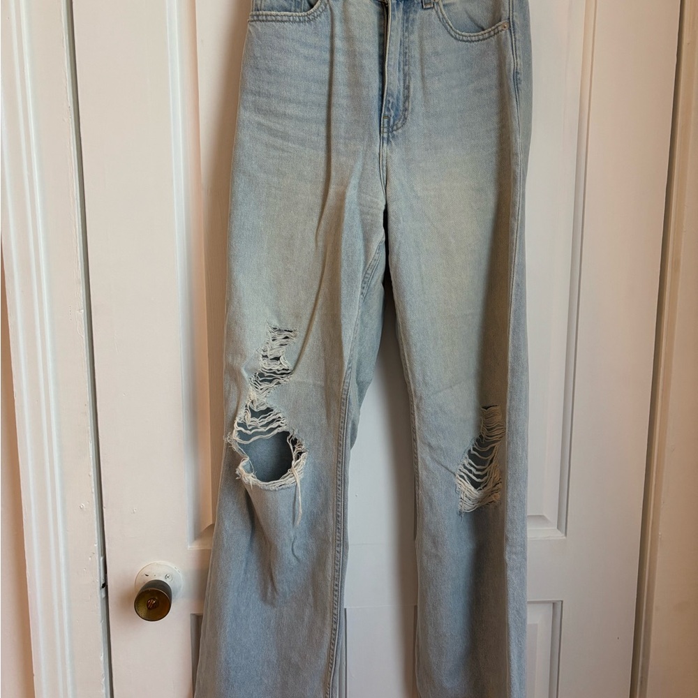 Dr. Denim Blue Wide Leg Jeans